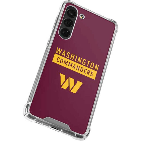 NFL Washington Commanders Galaxy S24 FE Clear Case