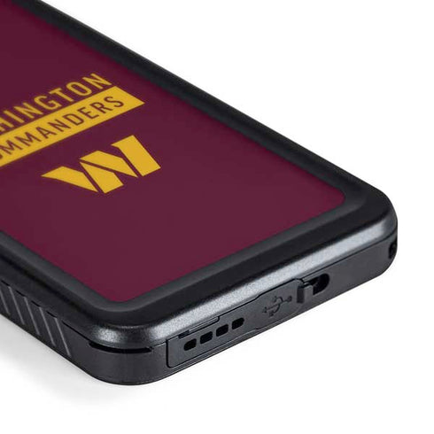 NFL Washington Commanders Galaxy S24 Waterproof Case