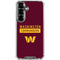 NFL Washington Commanders Galaxy S26 Clear Case
