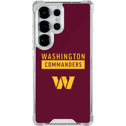 NFL Washington Commanders Galaxy S26 Ultra Clear Case