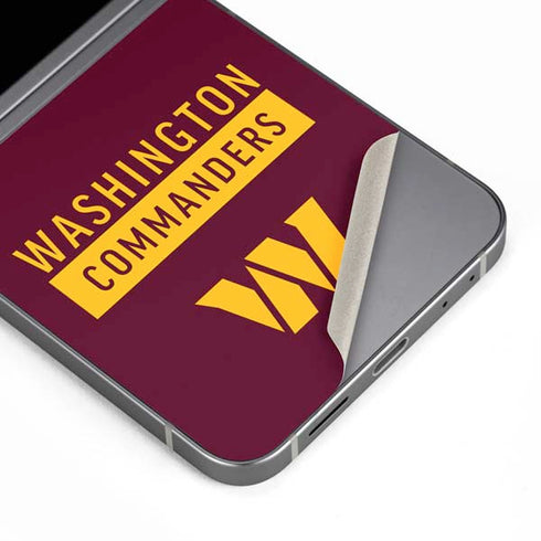 NFL Washington Commanders Galaxy Z Flip6 Skin
