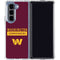 NFL Washington Commanders Galaxy Z Fold5 5G Clear Case