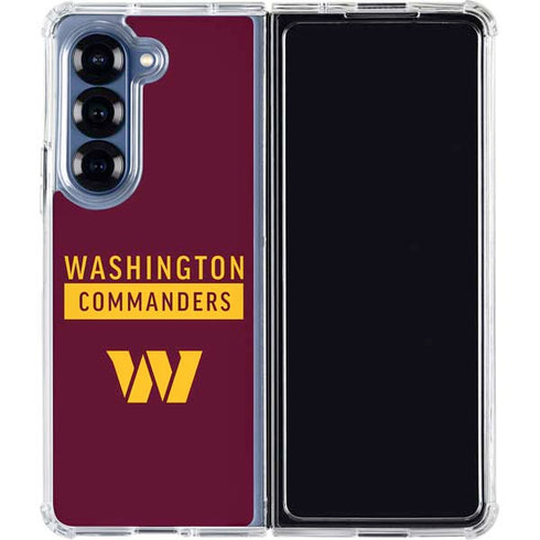 NFL Washington Commanders Galaxy Z Fold6 Clear Case