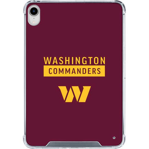 NFL Washington Commanders iPad 11th Gen (2025) Clear Case