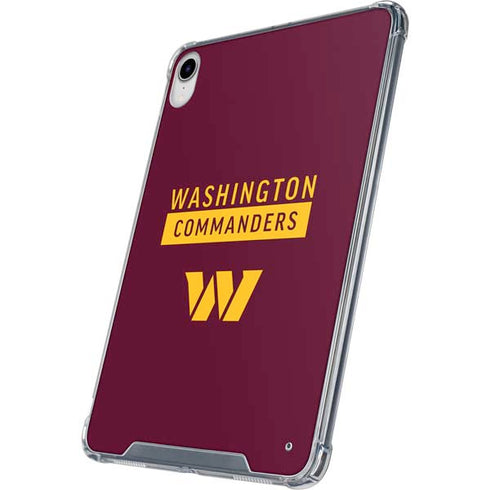 NFL Washington Commanders iPad 11th Gen (2025) Clear Case