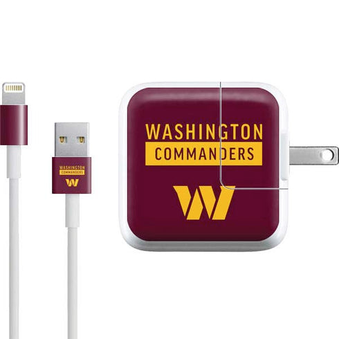 NFL Washington Commanders iPad Charger (10W USB) Skin
