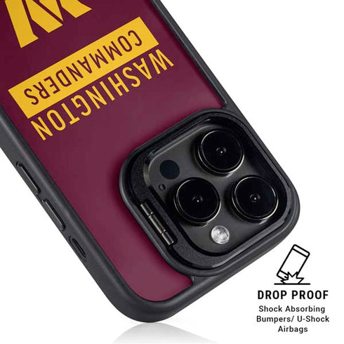 NFL Washington Commanders iPhone 14 Pro Kickstand Case