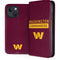 NFL Washington Commanders iPhone 15 Plus Folio Case