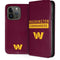 NFL Washington Commanders iPhone 15 Pro Folio Case