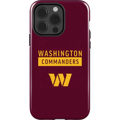 NFL Washington Commanders iPhone 15 Pro Impact Case