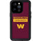 NFL Washington Commanders iPhone 15 Pro Waterproof Case