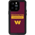 NFL Washington Commanders iPhone 15 Pro Waterproof Case