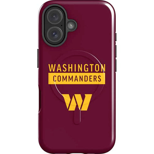 NFL Washington Commanders iPhone 16 Magsafe Impact Case