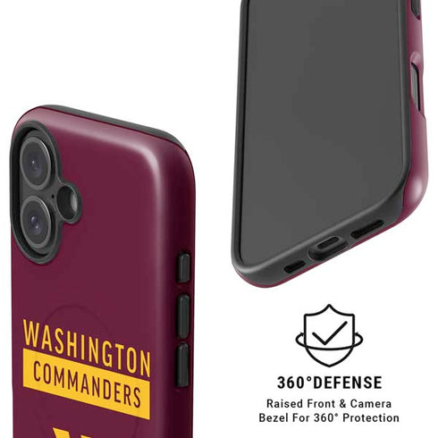 NFL Washington Commanders iPhone 16 Magsafe Impact Case