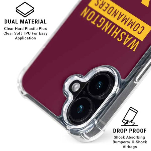 NFL Washington Commanders iPhone 16 Plus MagSafe Case