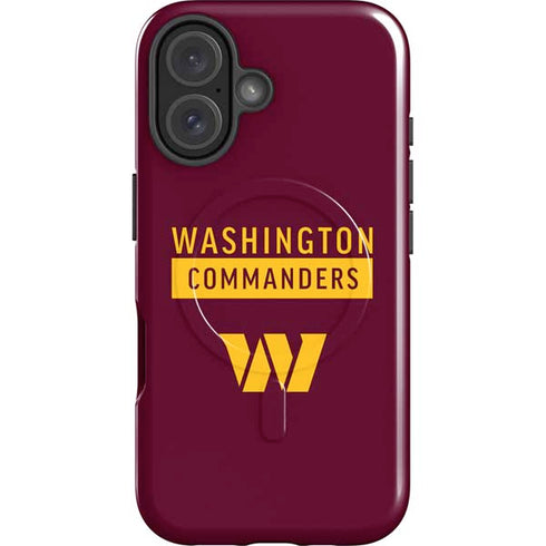 NFL Washington Commanders iPhone 16 Plus Magsafe Impact Case