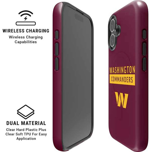 NFL Washington Commanders iPhone 16 Plus Magsafe Impact Case