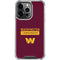NFL Washington Commanders iPhone 16 Pro Clear Case
