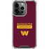 NFL Washington Commanders iPhone 16 Pro Clear Case