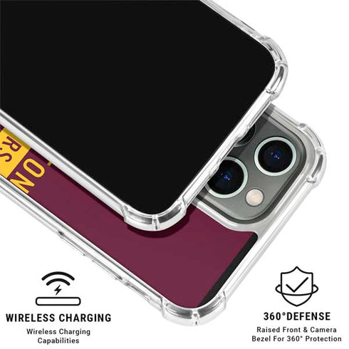 NFL Washington Commanders iPhone 16 Pro Max Clear Case