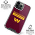 NFL Washington Commanders iPhone 16 Pro Max Clear Case