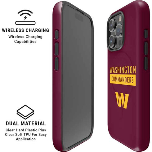 NFL Washington Commanders iPhone 16 Pro Max Magsafe Impact Case