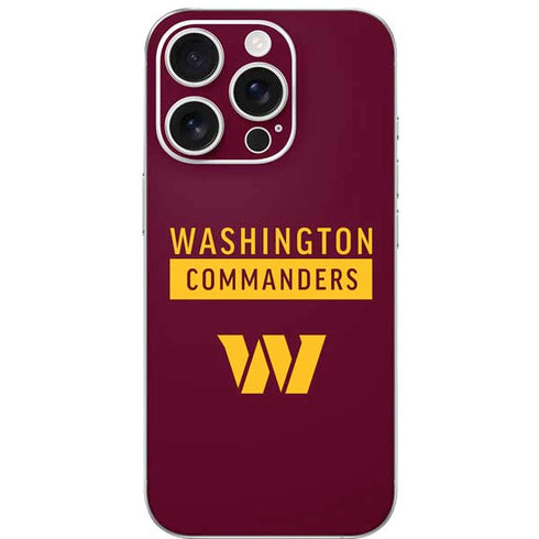 NFL Washington Commanders iPhone 16 Pro Skin