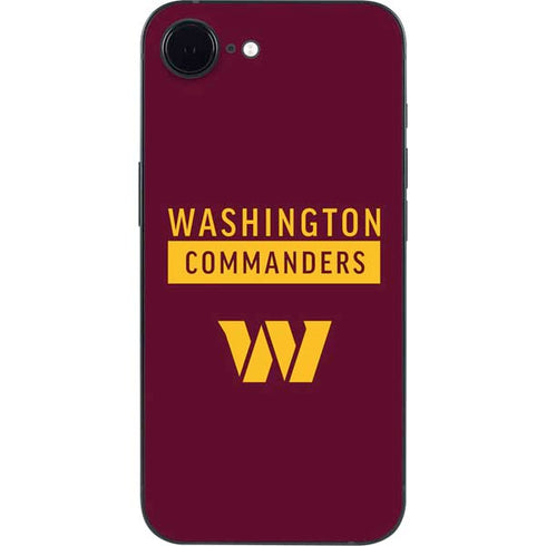 NFL Washington Commanders iPhone 16e Skin