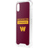 NFL Washington Commanders iPhone XS Clear Case
