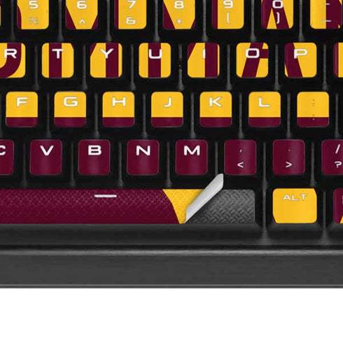 NFL Washington Commanders K95 RGB PLATINUM Mechanical Gaming Keyboard Skin