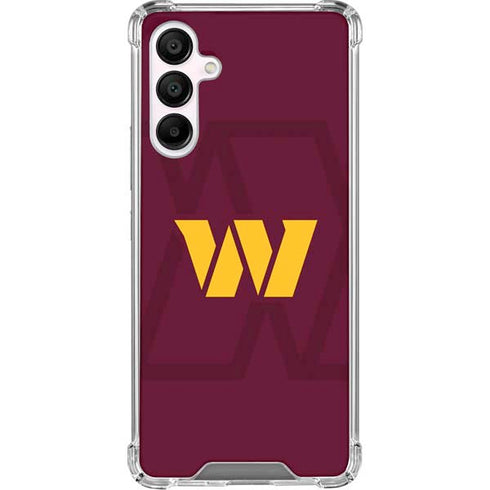 NFL Washington Commanders Large Logo Galaxy A16 5G Clear Case