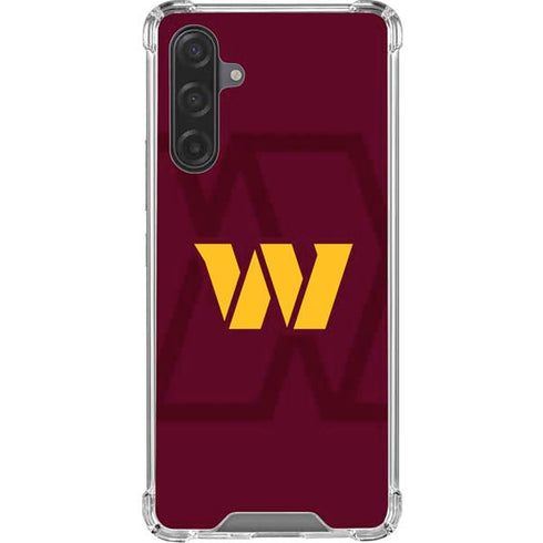 NFL Washington Commanders Large Logo Galaxy A17 Clear Case
