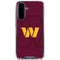 NFL Washington Commanders Large Logo Galaxy A36 5G Clear Case