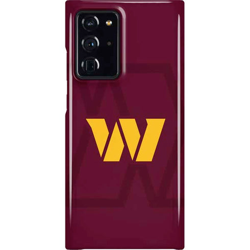 NFL Washington Commanders Large Logo Galaxy Cases