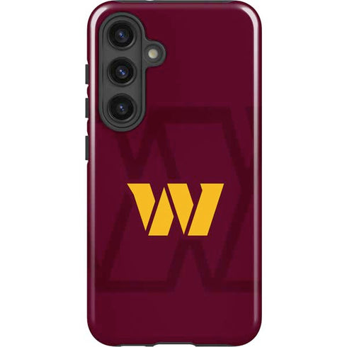 NFL Washington Commanders Large Logo Galaxy S25 Plus Impact Case