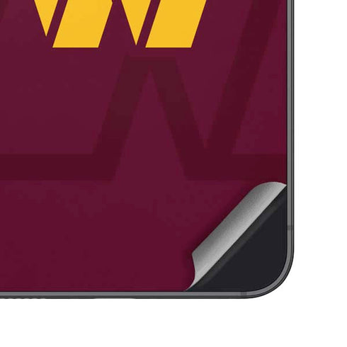 NFL Washington Commanders Large Logo Galaxy S25 Skin