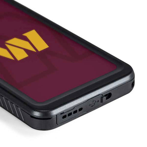 NFL Washington Commanders Large Logo Galaxy S24 Waterproof Case