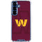 NFL Washington Commanders Large Logo Galaxy S25 Clear Case