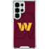 NFL Washington Commanders Large Logo Galaxy S25 Ultra Clear Case