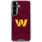 NFL Washington Commanders Large Logo Galaxy S26 Clear Case