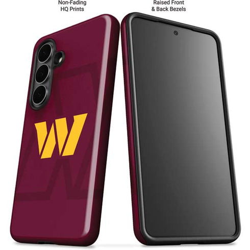 NFL Washington Commanders Large Logo Galaxy S26 Impact Case