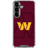NFL Washington Commanders Large Logo Galaxy S26 Plus Clear Case
