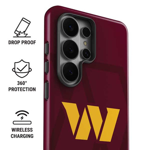 NFL Washington Commanders Large Logo Galaxy S26 Ultra Impact Case