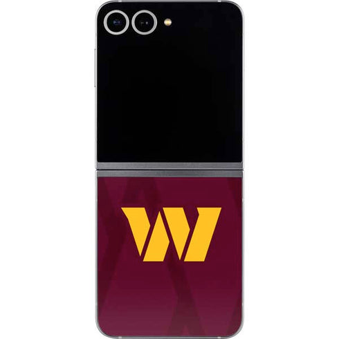 NFL Washington Commanders Large Logo Galaxy Z Flip6 Skin