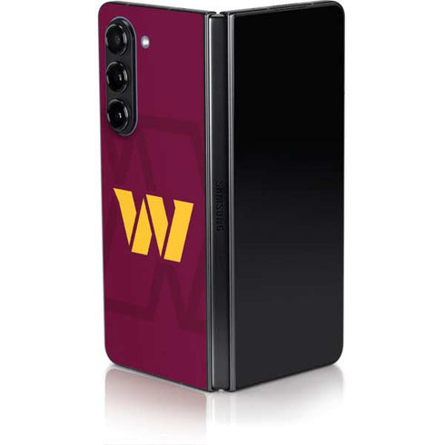 NFL Washington Commanders Large Logo Galaxy Z Fold5 5G Skin