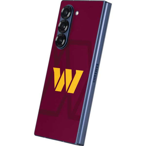 NFL Washington Commanders Large Logo Galaxy Z Fold6 Skin