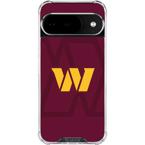 NFL Washington Commanders Large Logo Google Pixel 10 Clear Case