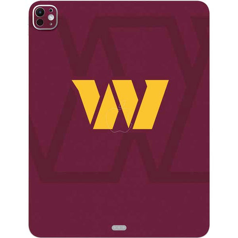 NFL Washington Commanders Large Logo iPad Pro 13in M4 (2024) Skin