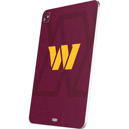 NFL Washington Commanders Large Logo iPad Pro 13in M4 (2024) Skin