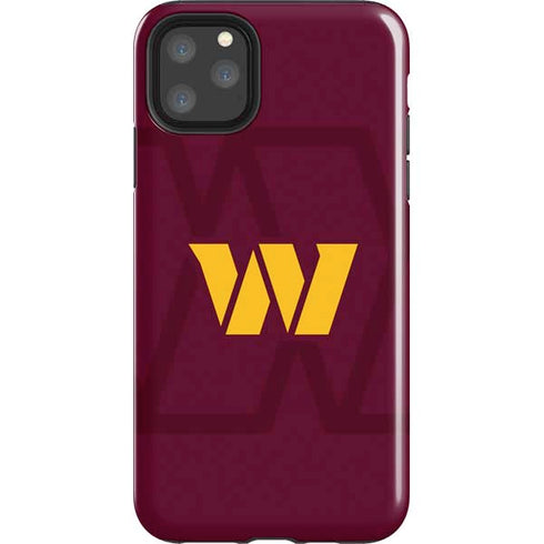NFL Washington Commanders Large Logo iPhone Cases